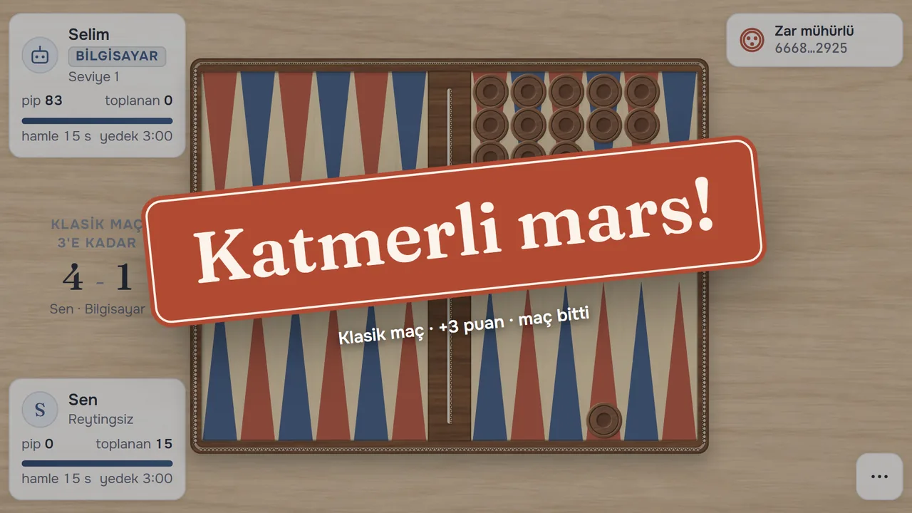 Tahtanın üstünde Katmerli mars damgasıyla biten bir Klasik maç: 4-1, maç bitti